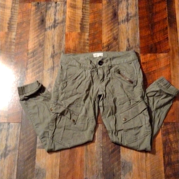 Jolt Pants & Jumpsuits Jolt Cargo Style Pants Zipper Detailing